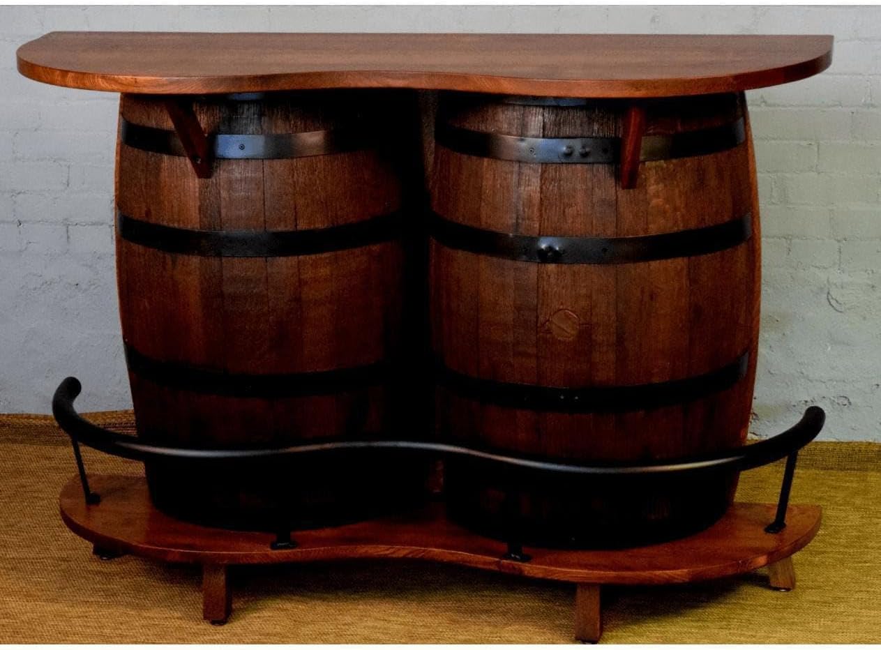 William Sheppee Whiskey Rustic Shooter's Double Barrel Bar SHO180 - 1st Choice Furniture Direct