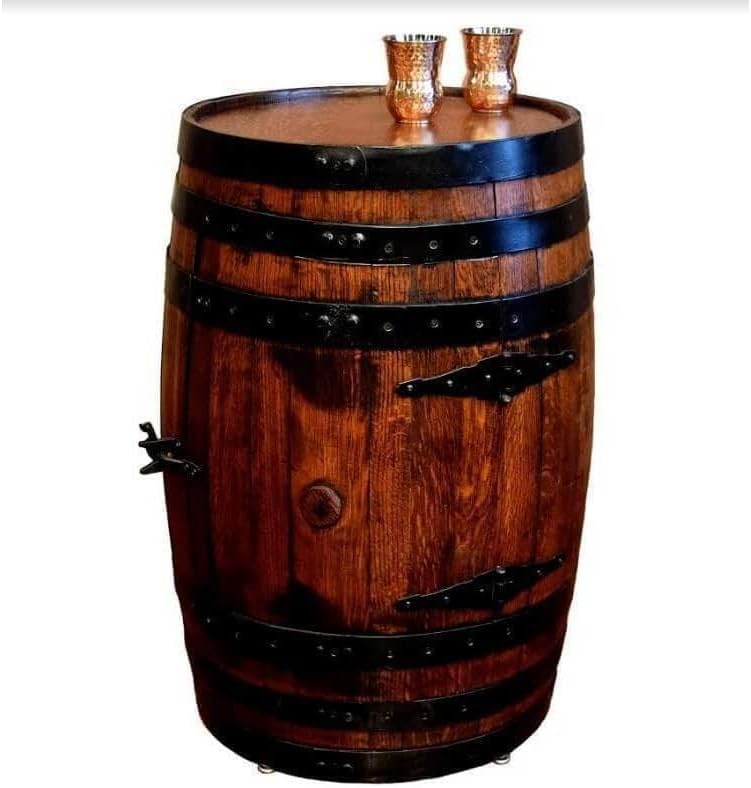 William Sheppee Whiskey Shooter's Barrel Cabinet - 1st Choice Furniture Direct