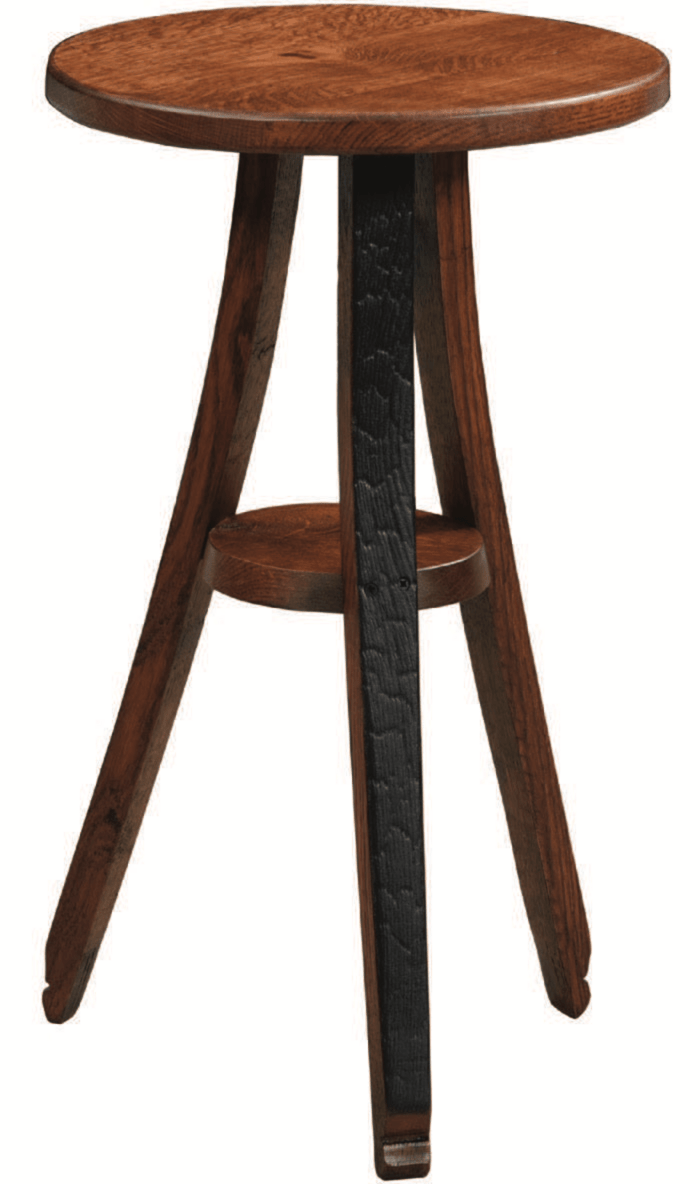 William Sheppee Whiskey Shooter's Drink Table in Cherry Finish - SHO136C - 1st Choice Furniture Direct