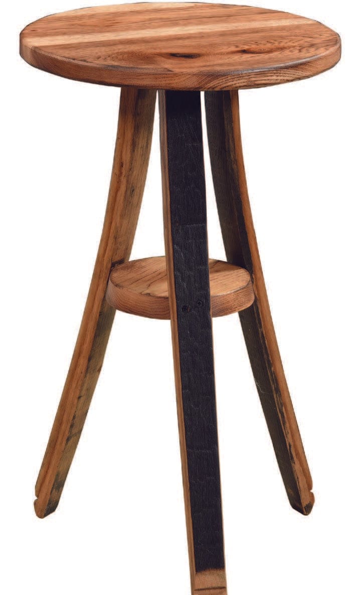 William Sheppee Whiskey Shooter's Drink Table in Cherry Finish - SHO136C - 1st Choice Furniture Direct