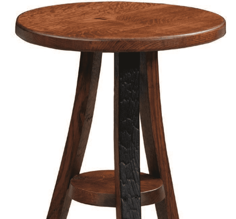 William Sheppee Whiskey Shooter's Drink Table in Cherry Finish - SHO136C - 1st Choice Furniture Direct