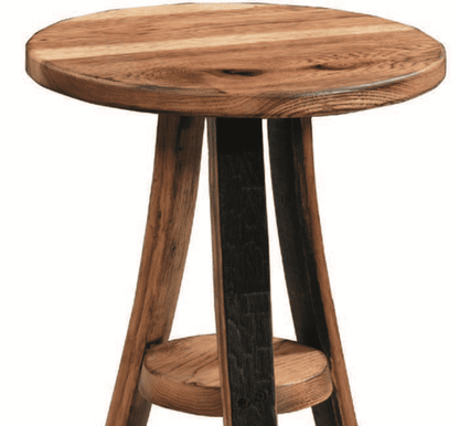 William Sheppee Whiskey Shooter's Drink Table in Cherry Finish - SHO136C - 1st Choice Furniture Direct