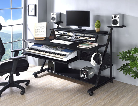 Willow Black Finish Music Desk - 1st Choice Furniture Direct
