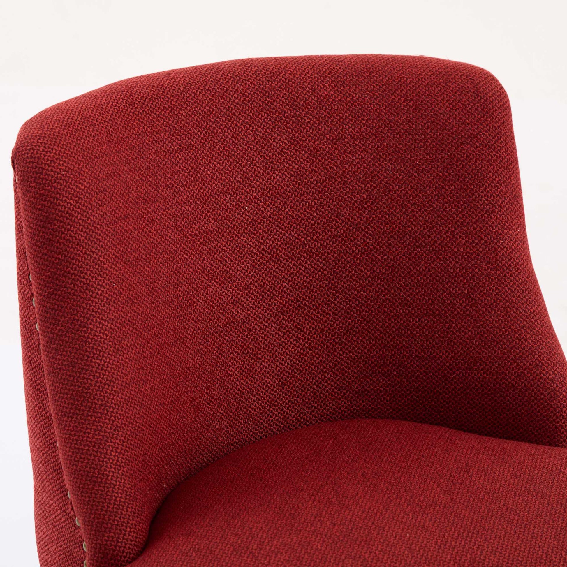 Wine Red Swivel Bar Stools Set of 2 | 26” Upholstered Counter Height Chairs - 1st Choice Furniture Direct