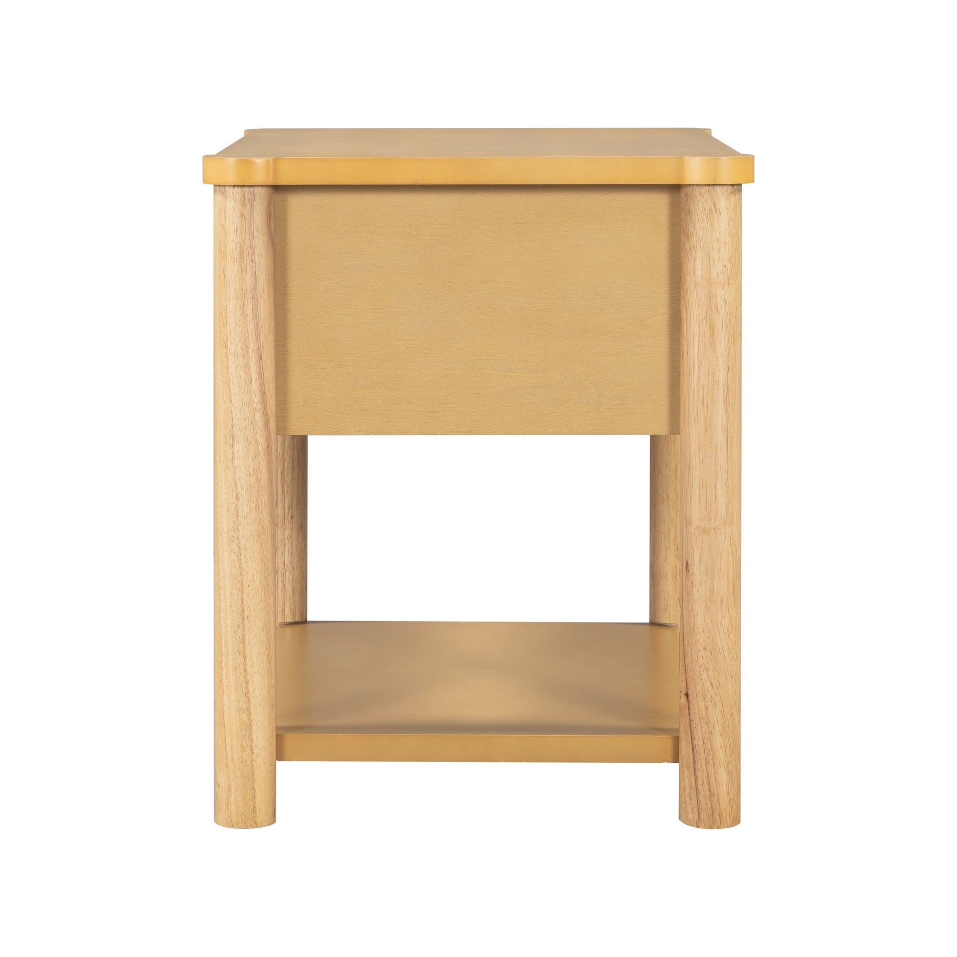 Wood Nightstand,Modern Nightstands with Drawer, Farmhouse Bedside Table for Bedroom Living Room ,MP2(set of 2) Natural&Beige Color - 1st Choice Furniture Direct