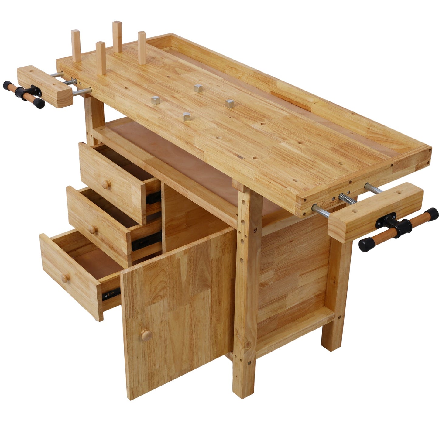 Wood Workbench - Wooden Workbench for Garage Workshop and Home - 1st Choice Furniture Direct