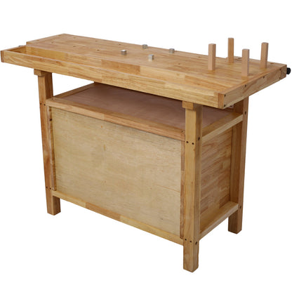 Wood Workbench - Wooden Workbench for Garage Workshop and Home - 1st Choice Furniture Direct