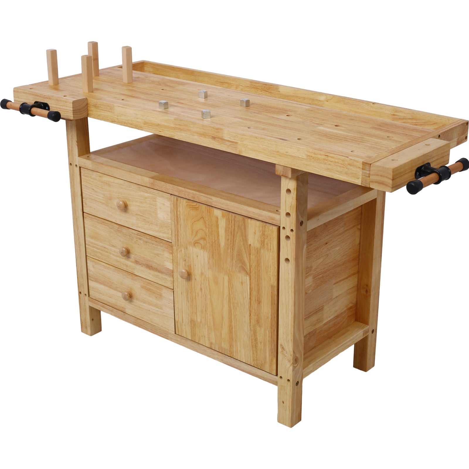 Wood Workbench - Wooden Workbench for Garage Workshop and Home - 1st Choice Furniture Direct