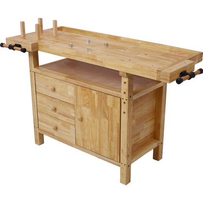 Wood Workbench - Wooden Workbench for Garage Workshop and Home - 1st Choice Furniture Direct