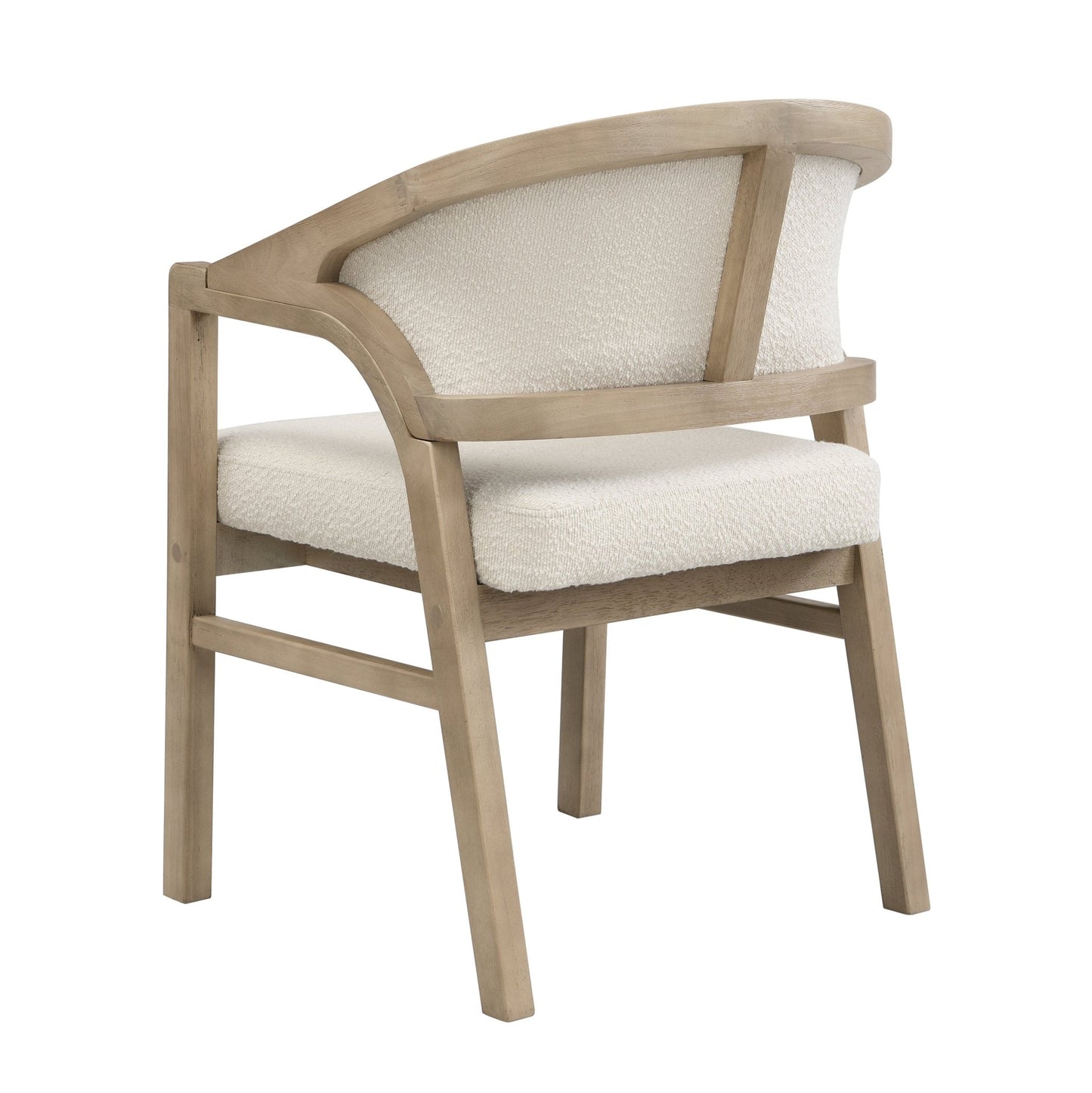 Wooden Frame Dining Chair with upholstere back,Frame color Light Ash,set of 2 - 1st Choice Furniture Direct