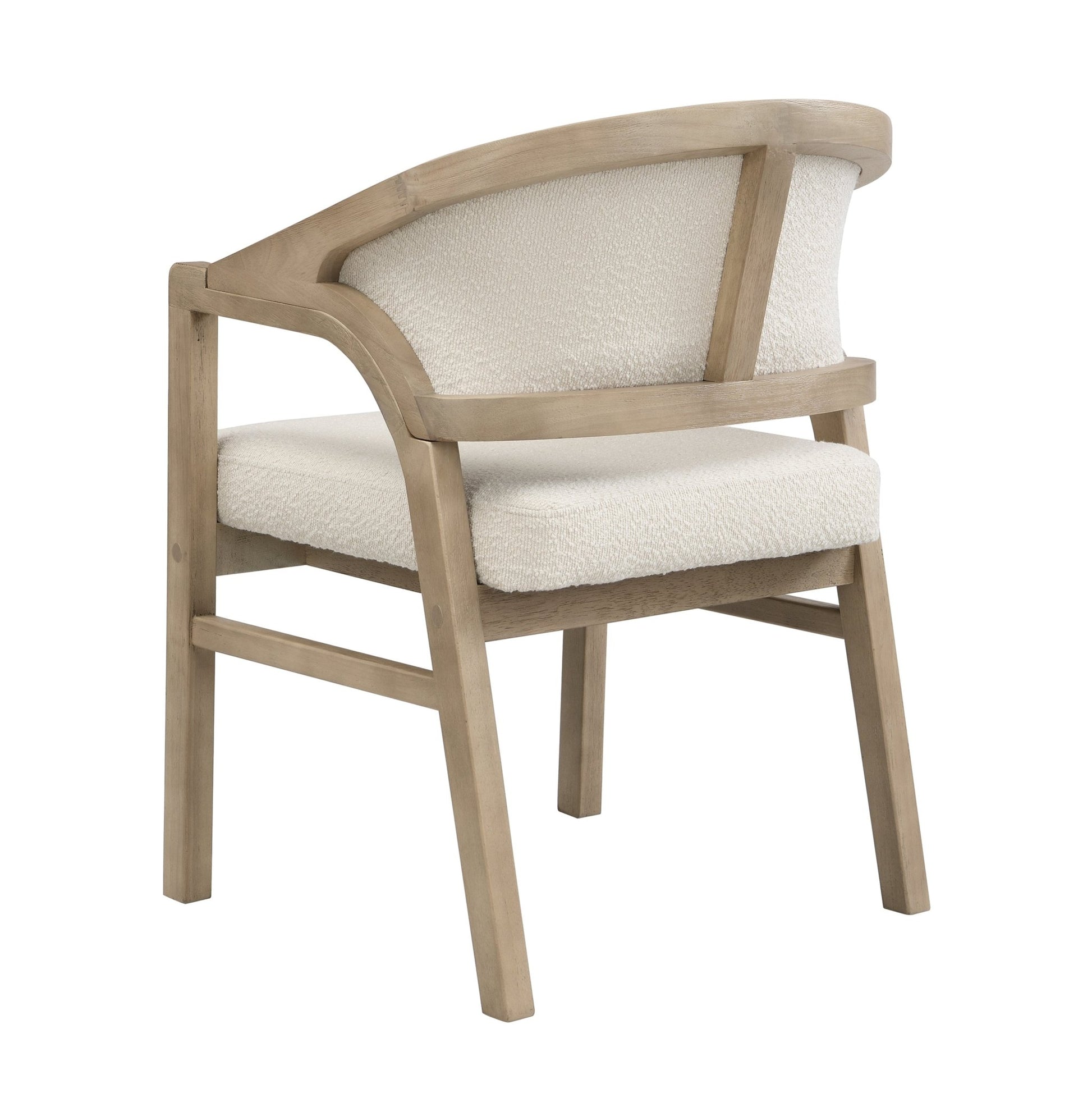Wooden Frame Dining Chair with upholstere back,Frame color Light Ash,set of 2 - 1st Choice Furniture Direct