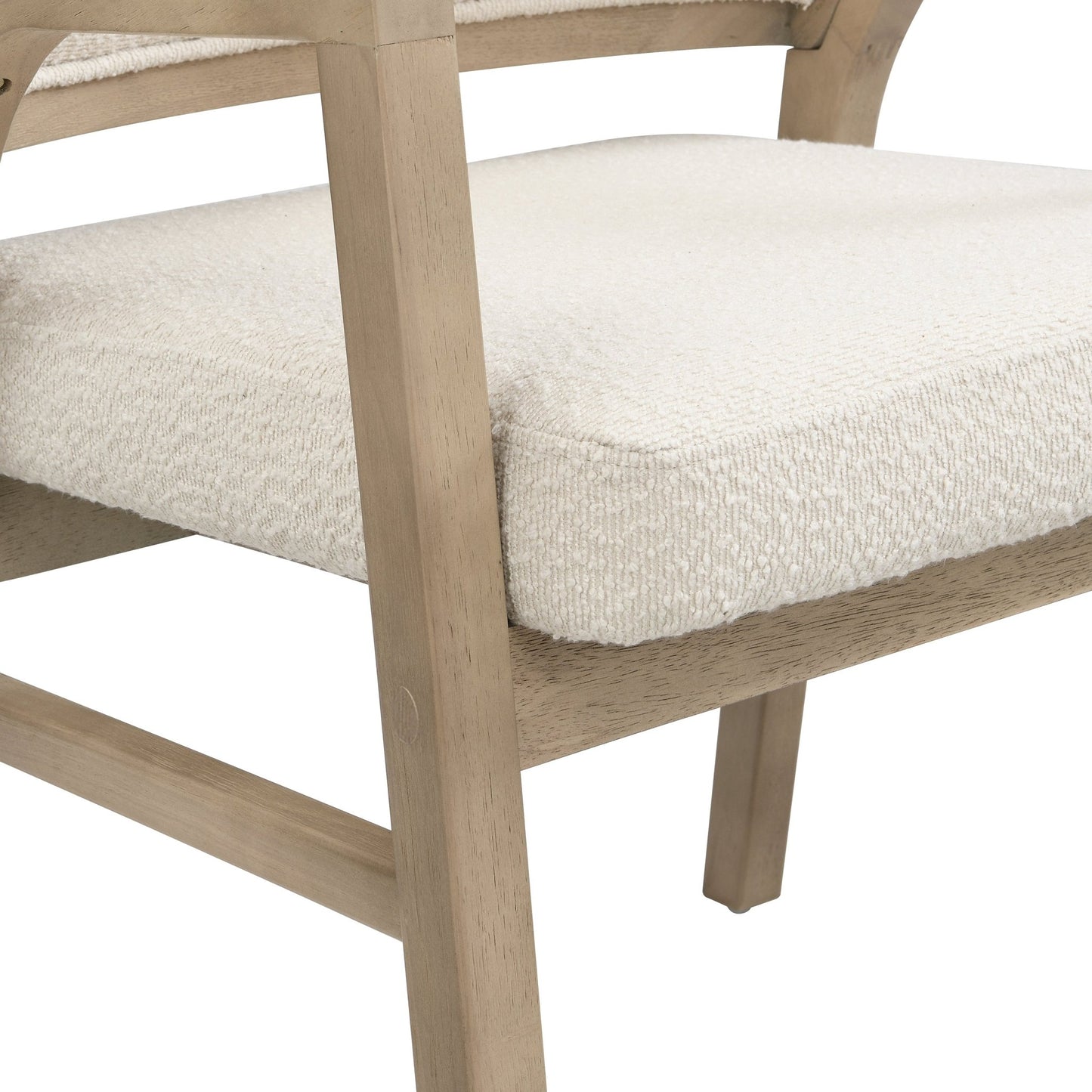 Wooden Frame Dining Chair with upholstere back,Frame color Light Ash,set of 2 - 1st Choice Furniture Direct