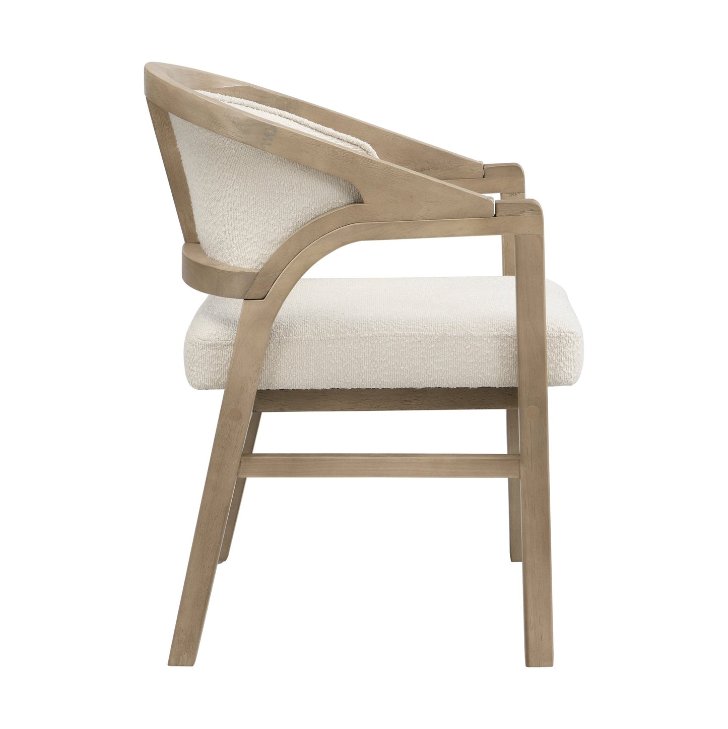 Wooden Frame Dining Chair with upholstere back,Frame color Light Ash,set of 2 - 1st Choice Furniture Direct