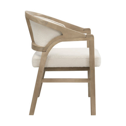 Wooden Frame Dining Chair with upholstere back,Frame color Light Ash,set of 2 - 1st Choice Furniture Direct