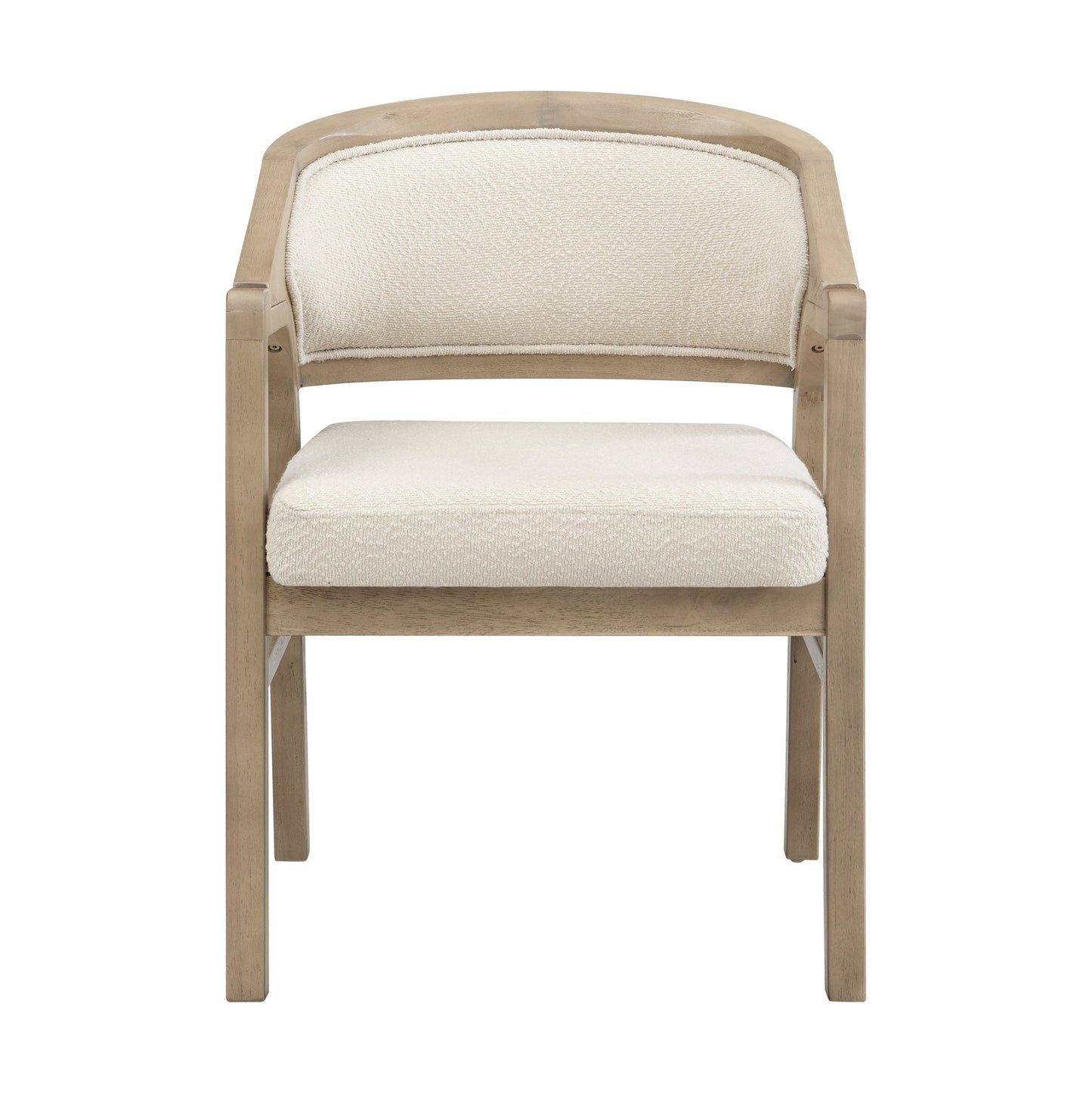 Wooden Frame Dining Chair with upholstere back,Frame color Light Ash,set of 2 - 1st Choice Furniture Direct
