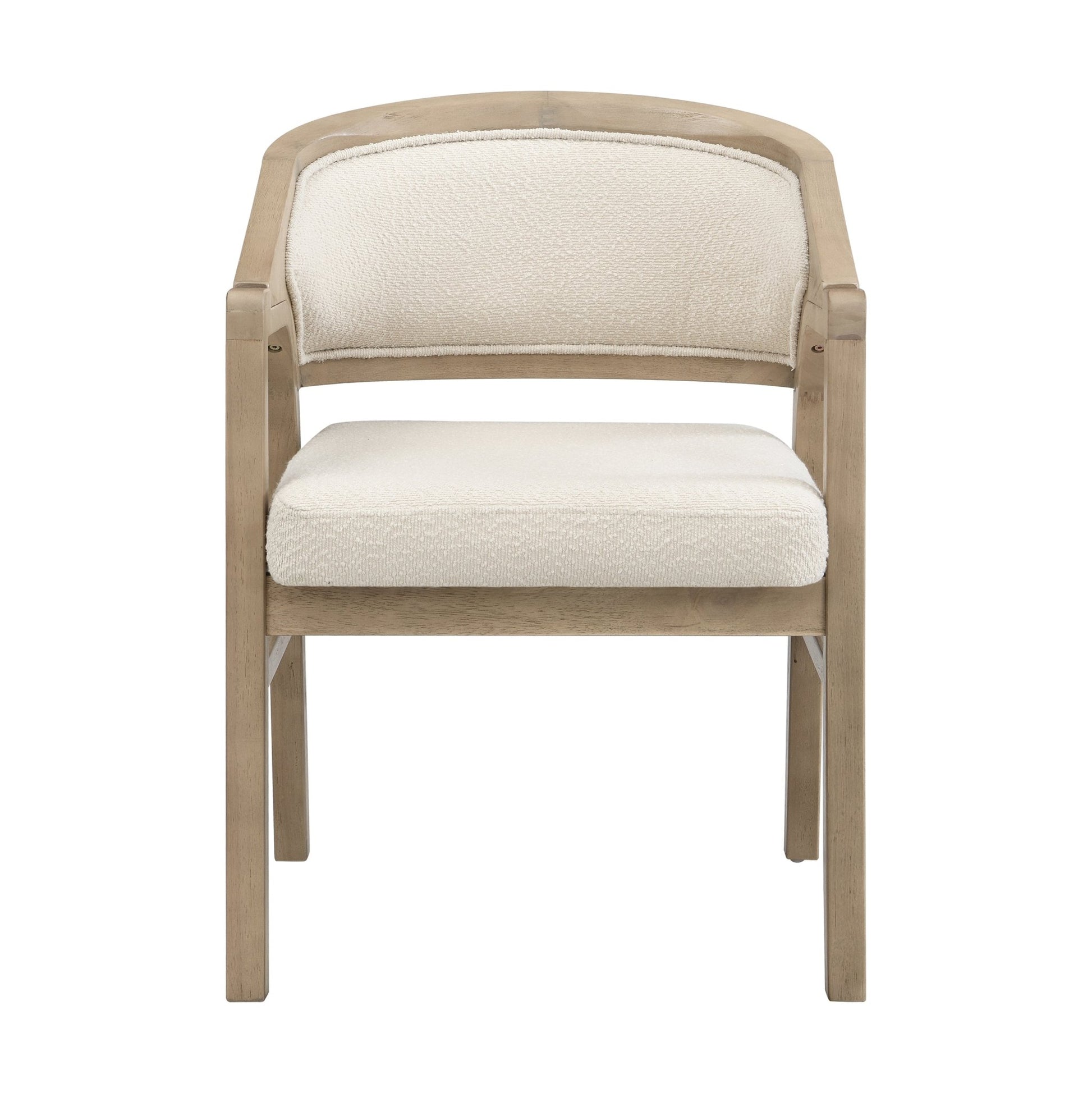 Wooden Frame Dining Chair with upholstere back,Frame color Light Ash,set of 2 - 1st Choice Furniture Direct
