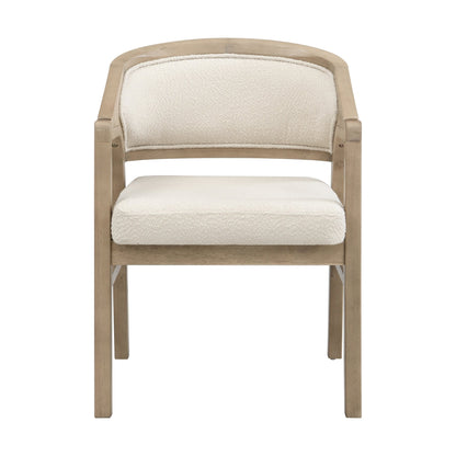 Wooden Frame Dining Chair with upholstere back,Frame color Light Ash,set of 2 - 1st Choice Furniture Direct