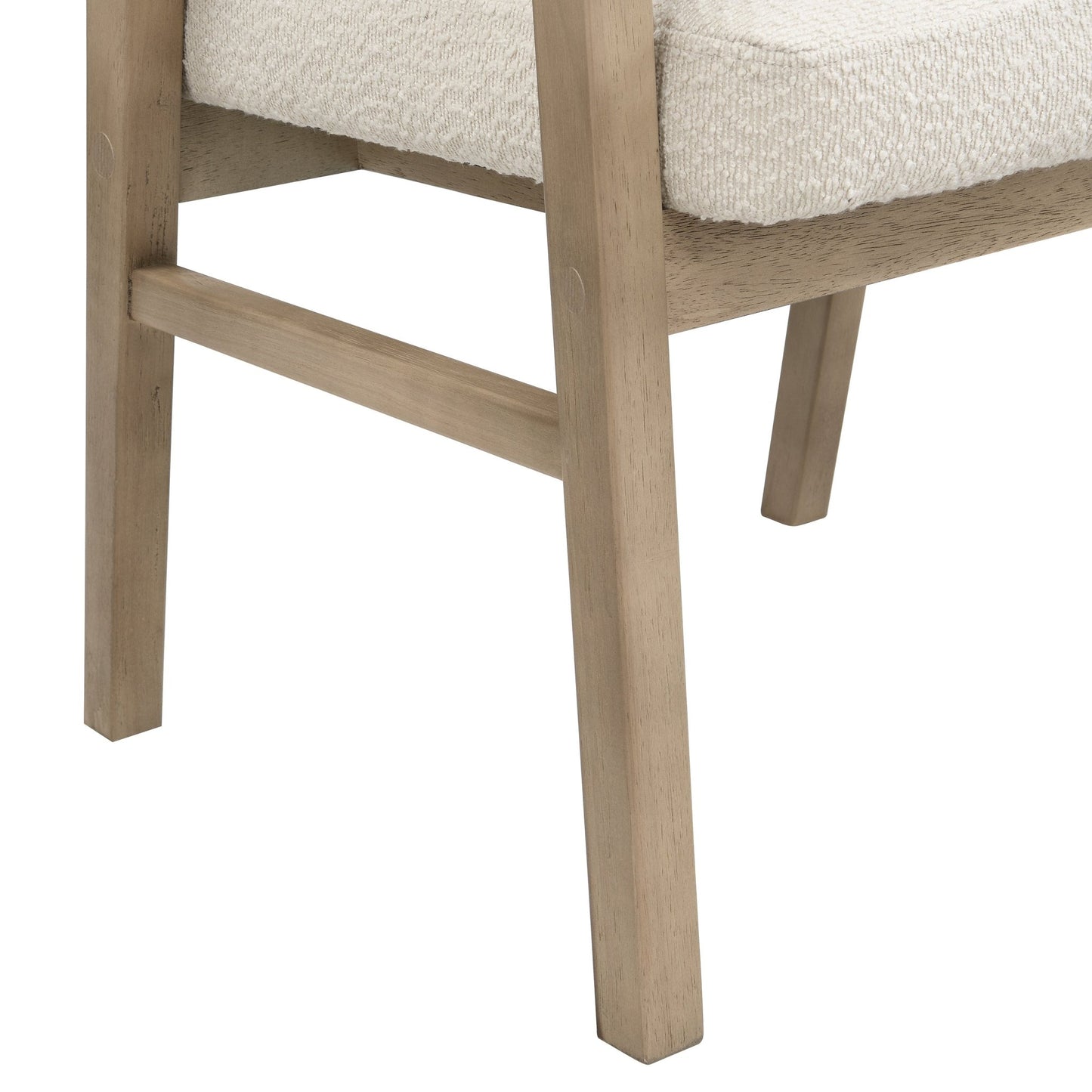 Wooden Frame Dining Chair with upholstere back,Frame color Light Ash,set of 2 - 1st Choice Furniture Direct