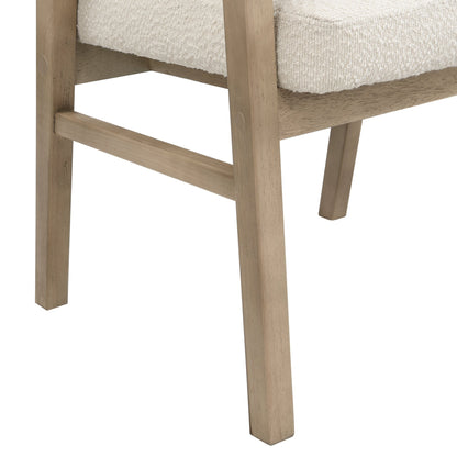 Wooden Frame Dining Chair with upholstere back,Frame color Light Ash,set of 2 - 1st Choice Furniture Direct