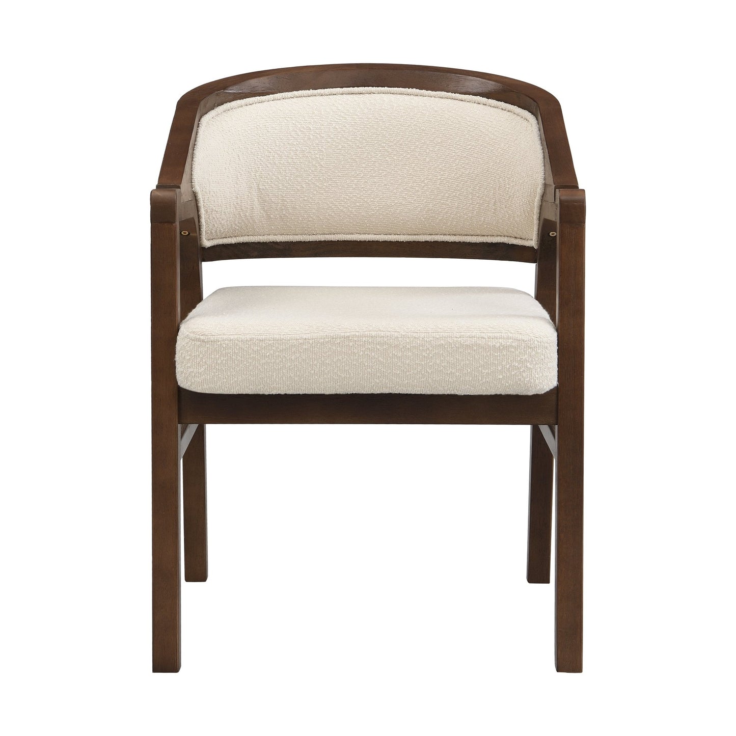 Wooden Frame Dining Chair with upholstere back,Frame color Walnut,set of 2 - 1st Choice Furniture Direct