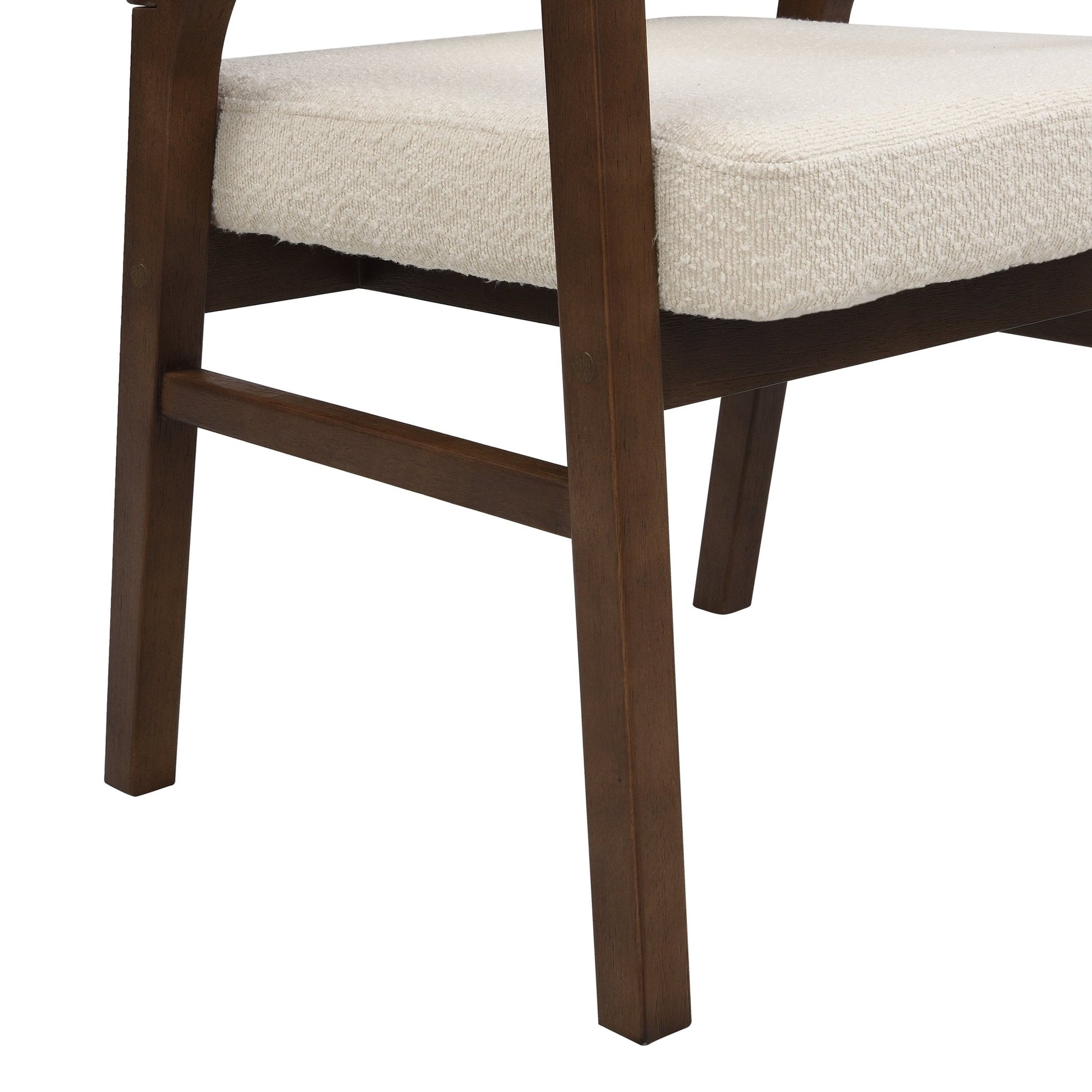 Wooden Frame Dining Chair with upholstere back,Frame color Walnut,set of 2 - 1st Choice Furniture Direct