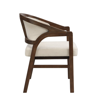 Wooden Frame Dining Chair with upholstere back,Frame color Walnut,set of 2 - 1st Choice Furniture Direct