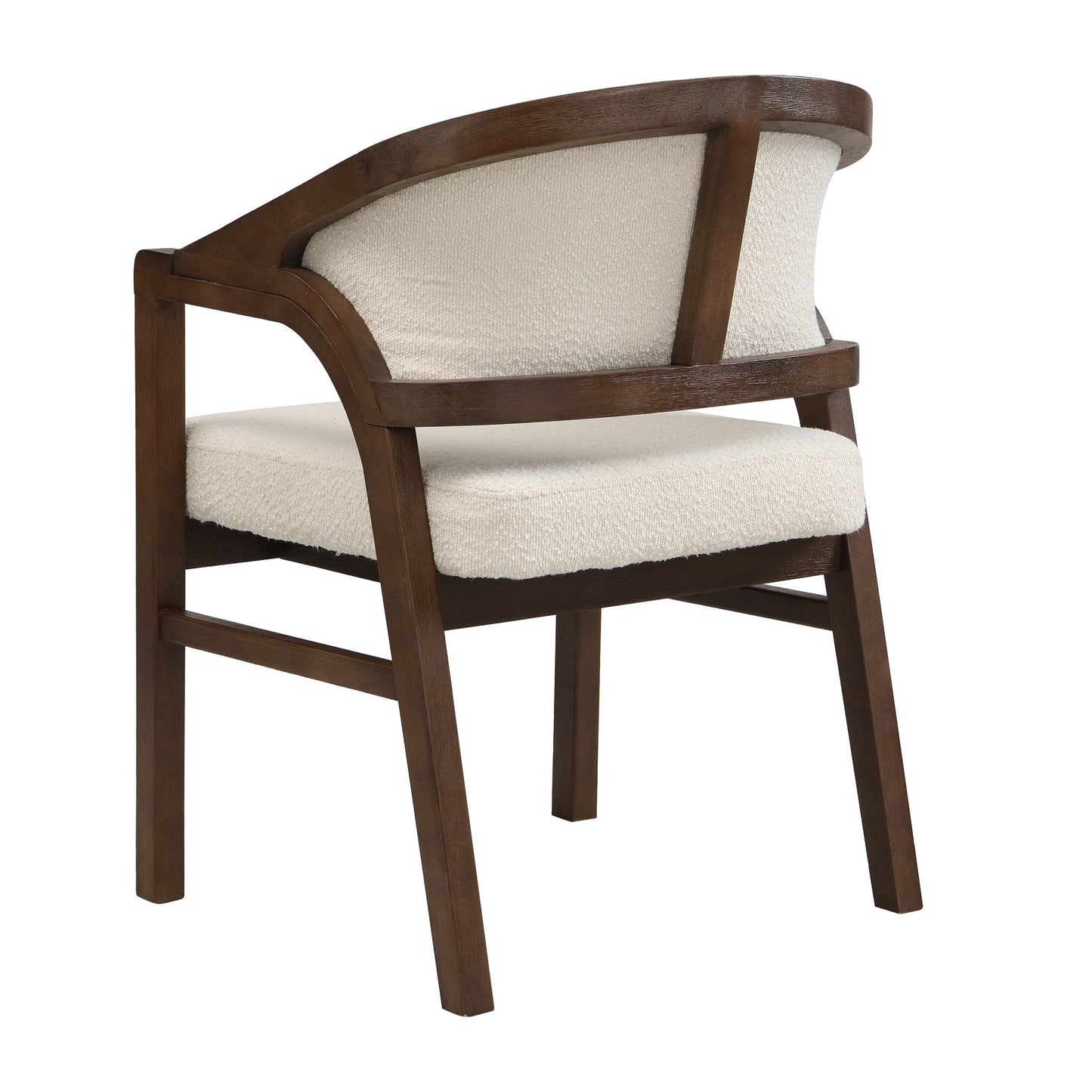 Wooden Frame Dining Chair with upholstere back,Frame color Walnut,set of 2 - 1st Choice Furniture Direct