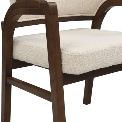 Wooden Frame Dining Chair with upholstere back,Frame color Walnut,set of 2 - 1st Choice Furniture Direct