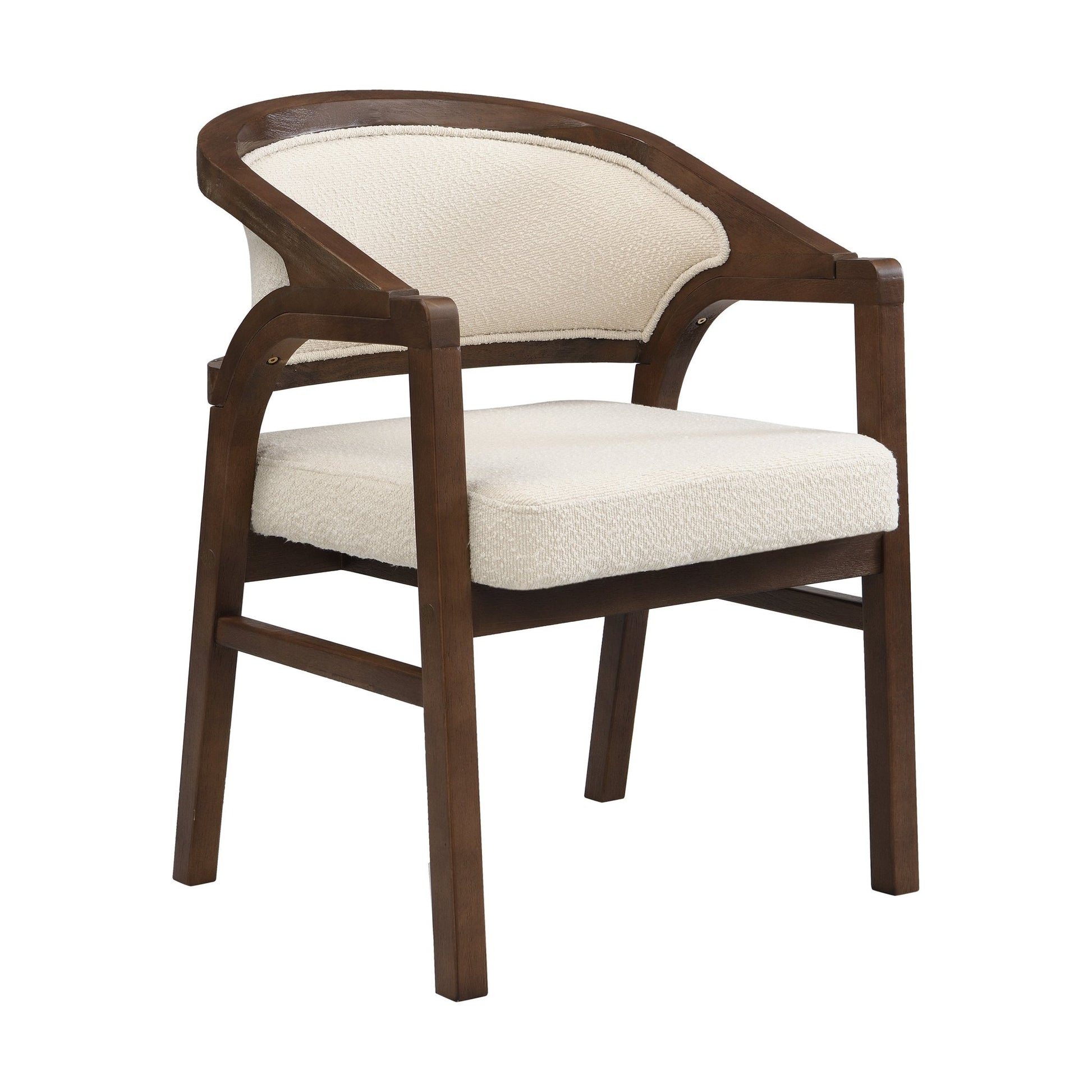 Wooden Frame Dining Chair with upholstere back,Frame color Walnut,set of 2 - 1st Choice Furniture Direct