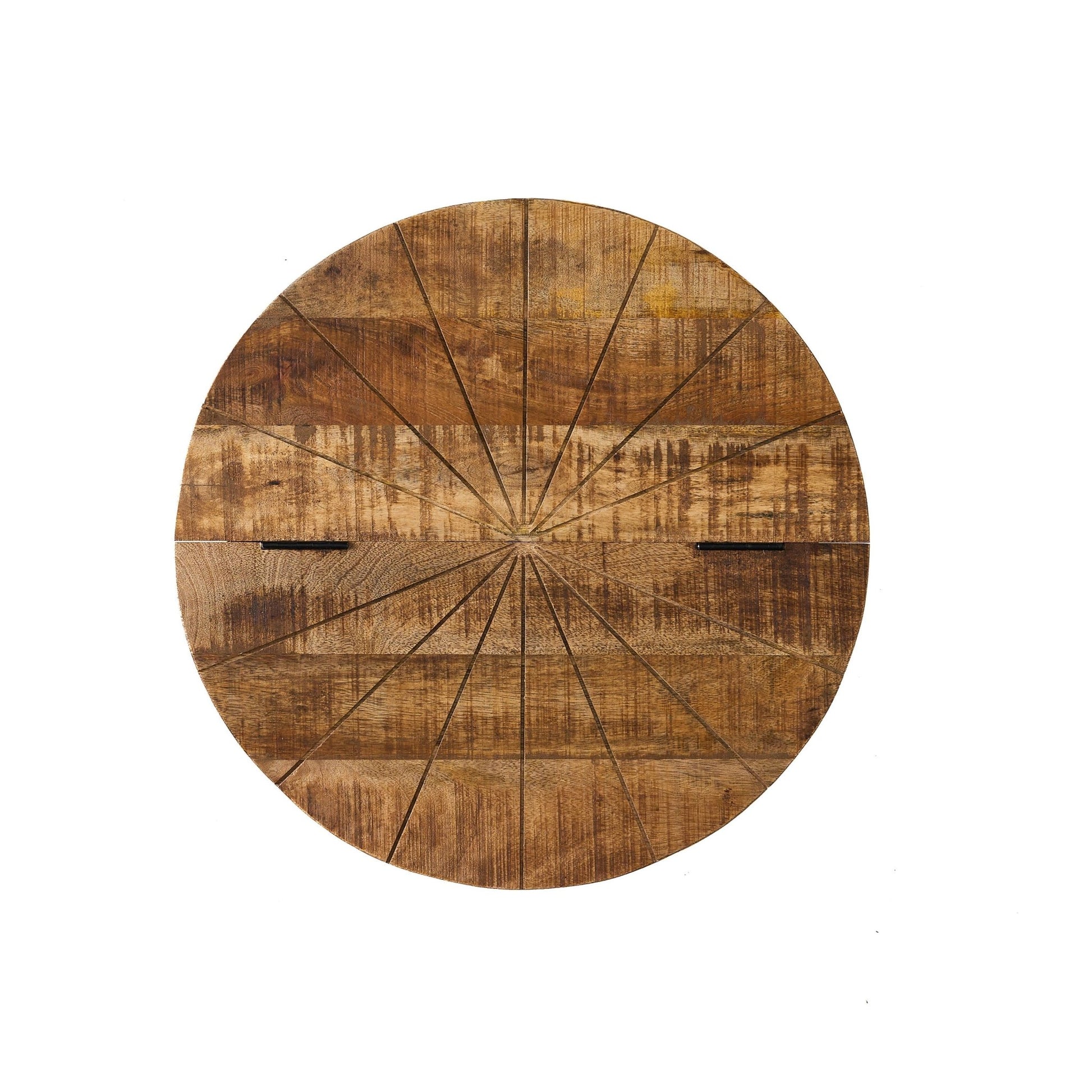 WOODEN & IRON COFFEE TABLE - 1st Choice Furniture Direct