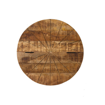 WOODEN & IRON COFFEE TABLE - 1st Choice Furniture Direct