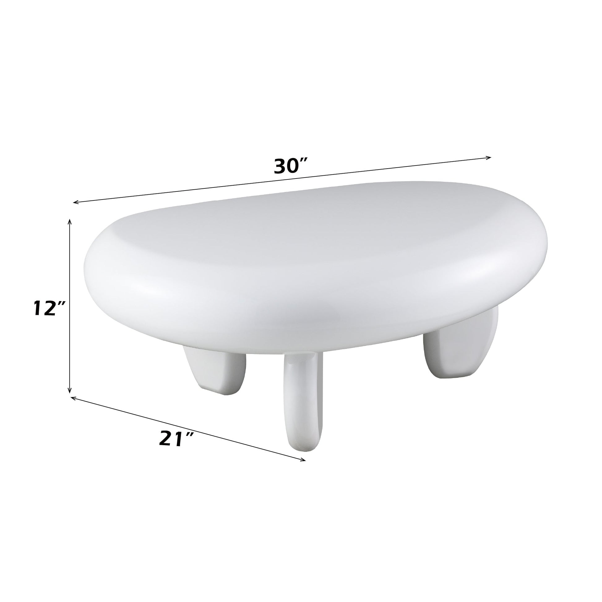 Wylie White High Gloss Coffee Table - 1st Choice Furniture Direct