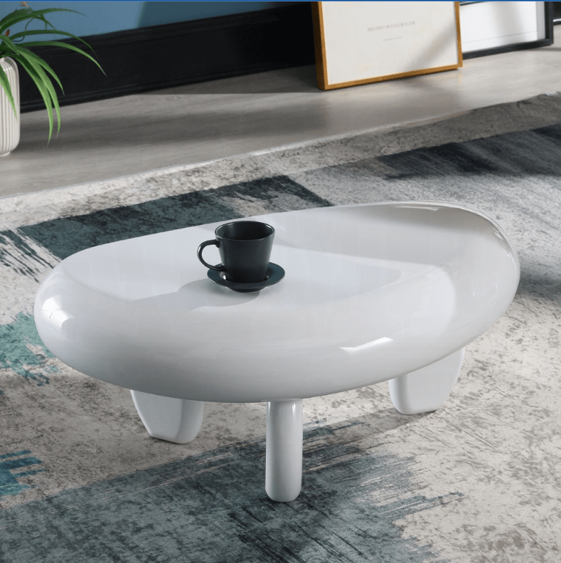 Wylie White High Gloss End Table - 1st Choice Furniture Direct