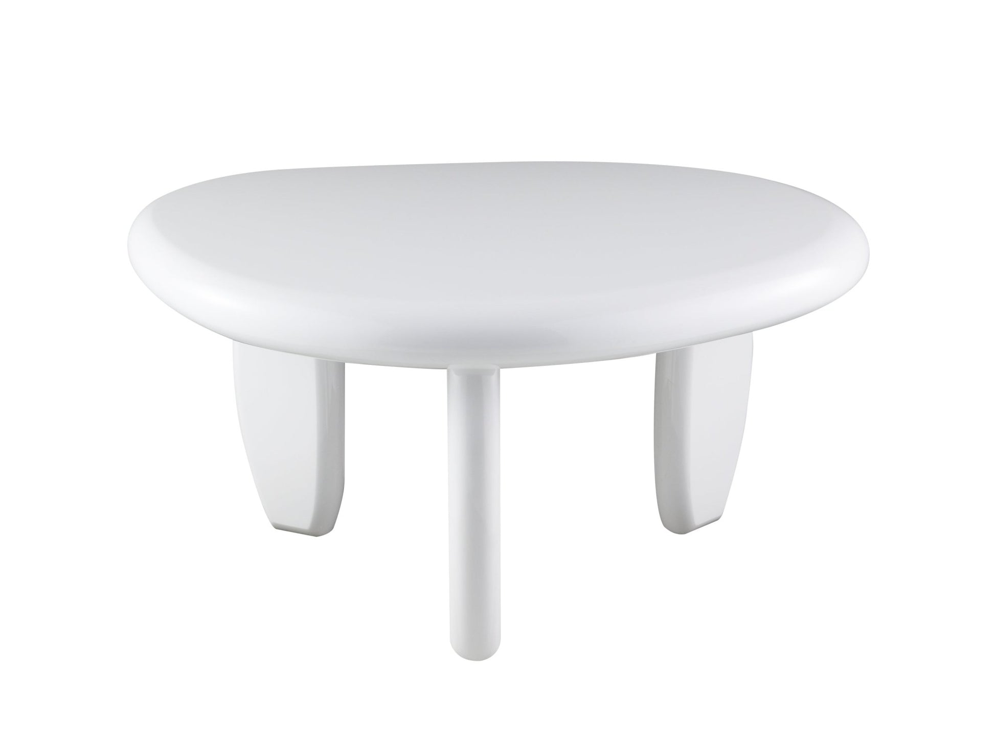 Wylie White High Gloss End Table - 1st Choice Furniture Direct
