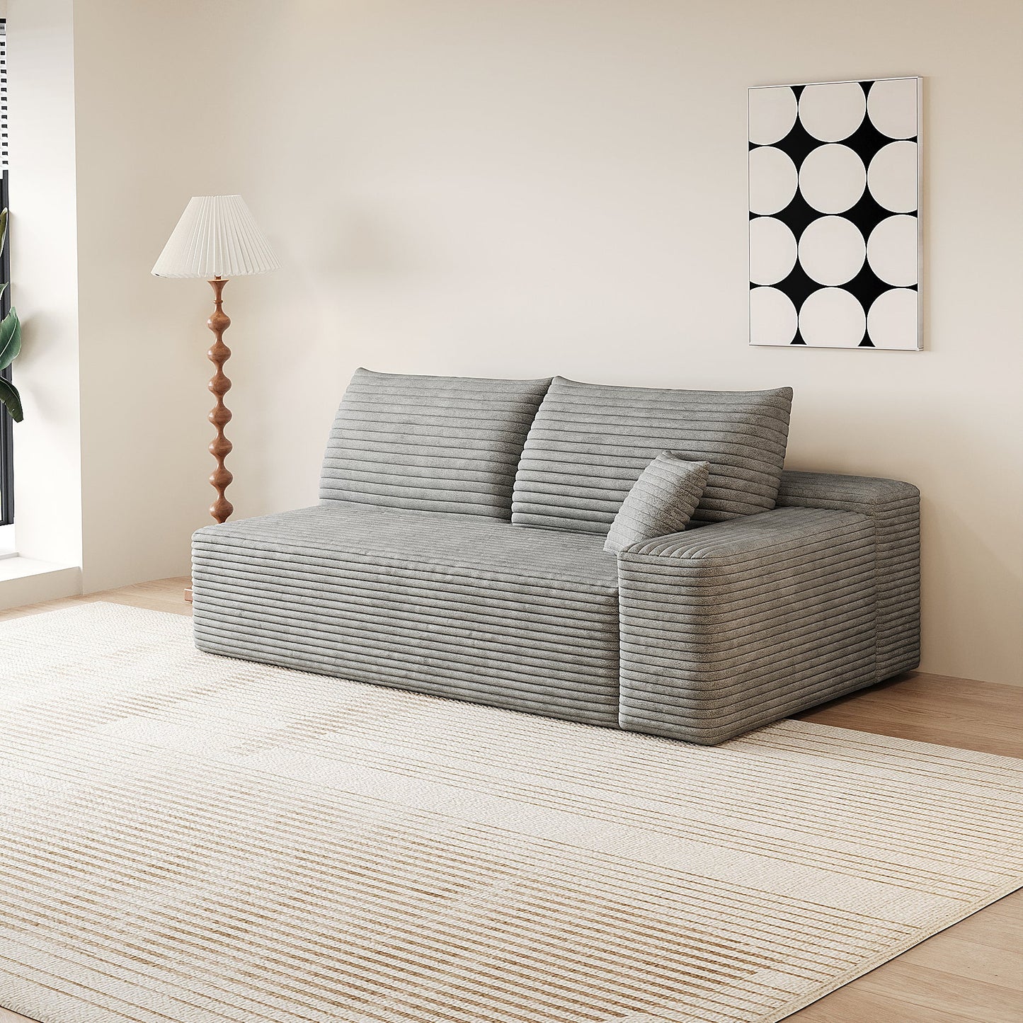 Y119 - 3L - GREY 3seater left - 1st Choice Furniture Direct