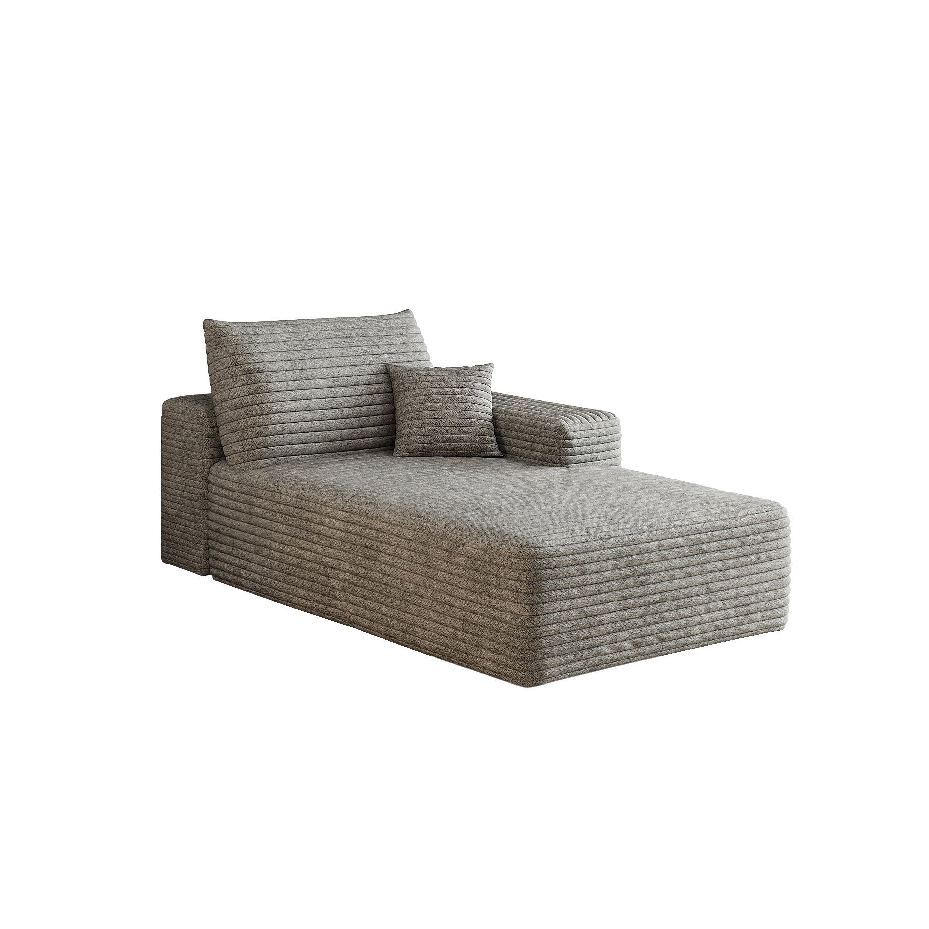 Y119 - L - SLEEPER - GREY sofa left sleeper grey - 1st Choice Furniture Direct