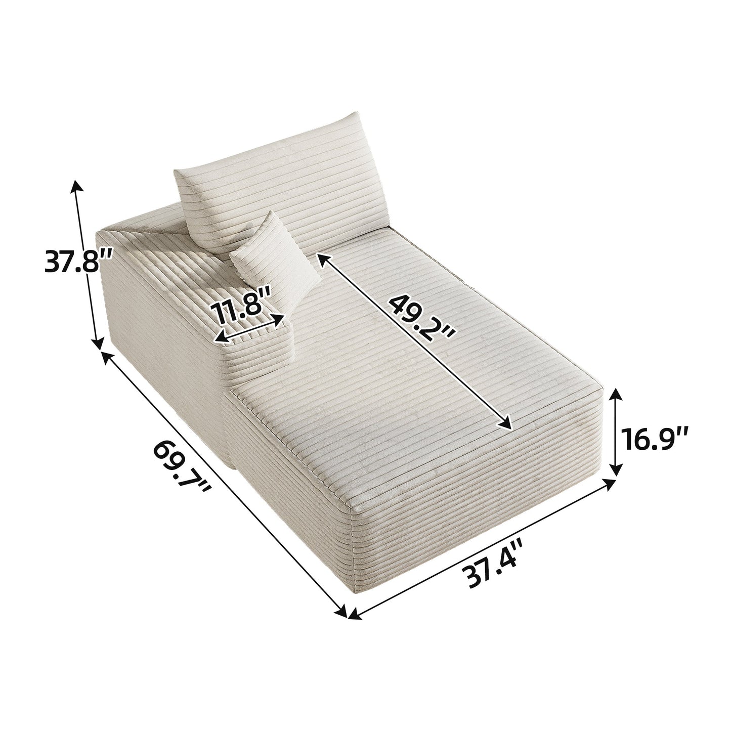 Y119 - R - SLEEPER - WHITE - 1st Choice Furniture Direct