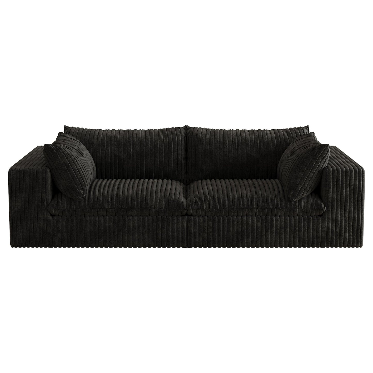 Y137 - 2SEATER - BLACK - 1st Choice Furniture Direct