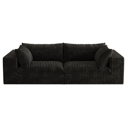 Y137 - 2SEATER - BLACK - 1st Choice Furniture Direct