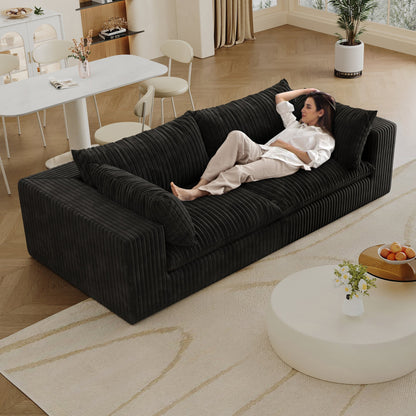 Y137 - 2SEATER - BLACK - 1st Choice Furniture Direct