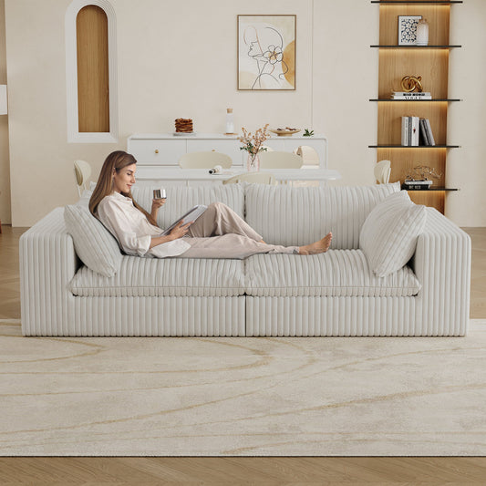 Y137 - 2SEATER - WHITE - 1st Choice Furniture Direct