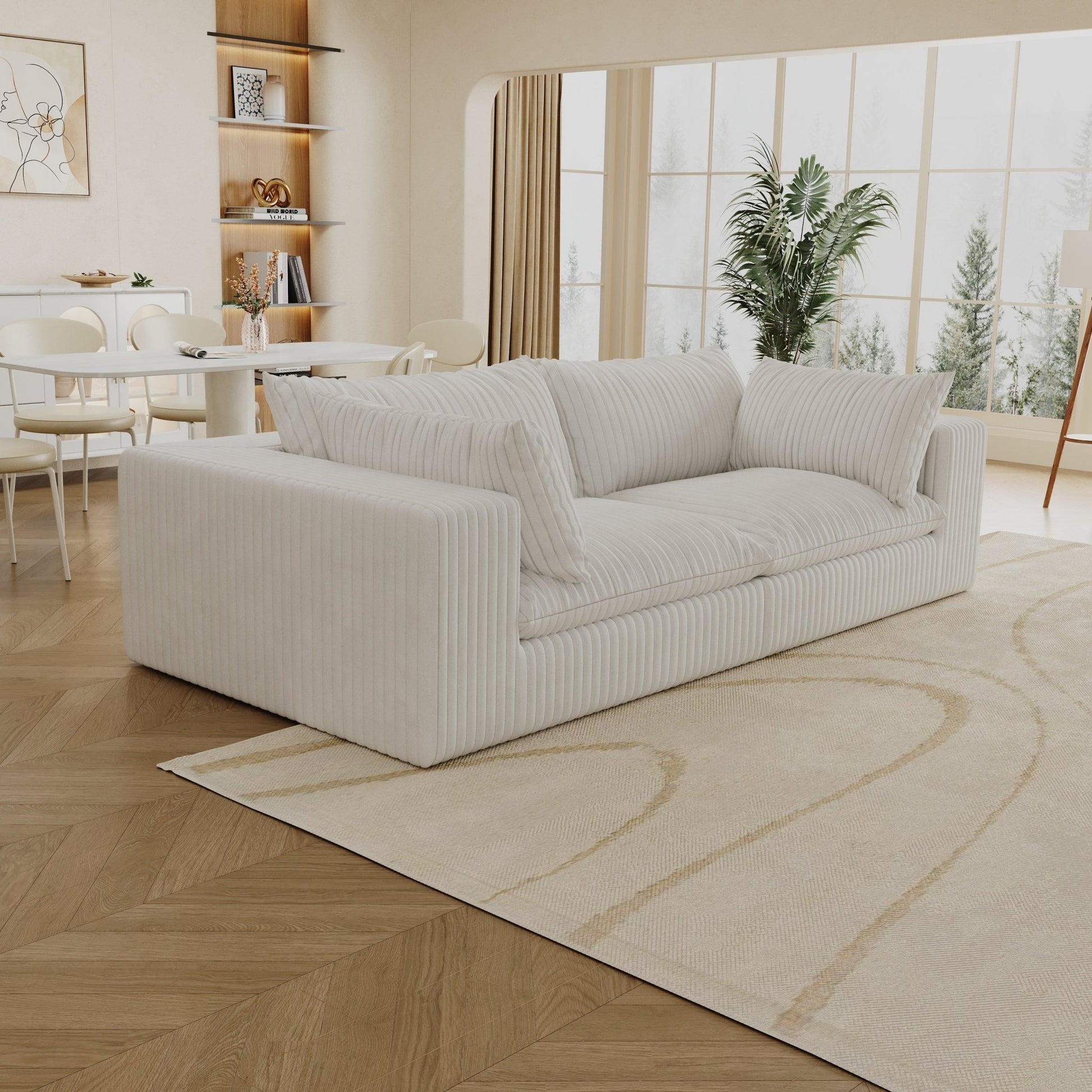 Y137 - 2SEATER - WHITE - 1st Choice Furniture Direct