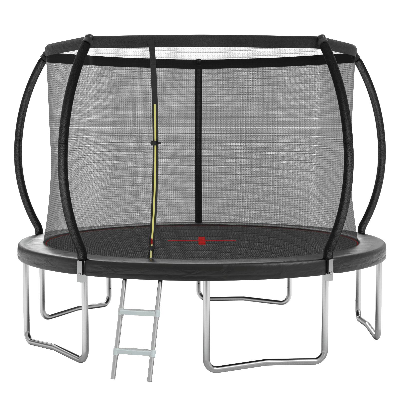 YC 12FT trampoline Pumpkin - Standard - Black - 1st Choice Furniture Direct