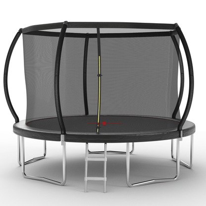 YC 12FT trampoline Pumpkin - Standard - Black - 1st Choice Furniture Direct