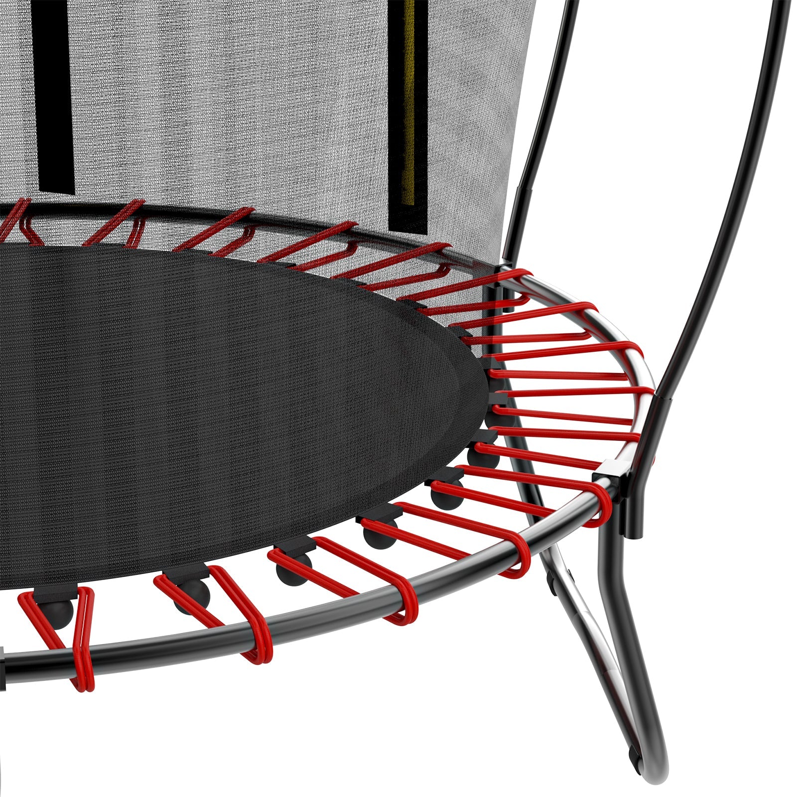 YC 55inch round trampoline - Elastic - PINK - 1st Choice Furniture Direct