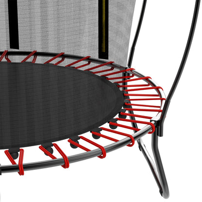 YC 55inch round trampoline - Elastic - PINK - 1st Choice Furniture Direct
