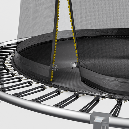 YC 6FT Springfree no Gap Trampoline- Blak - 1st Choice Furniture Direct