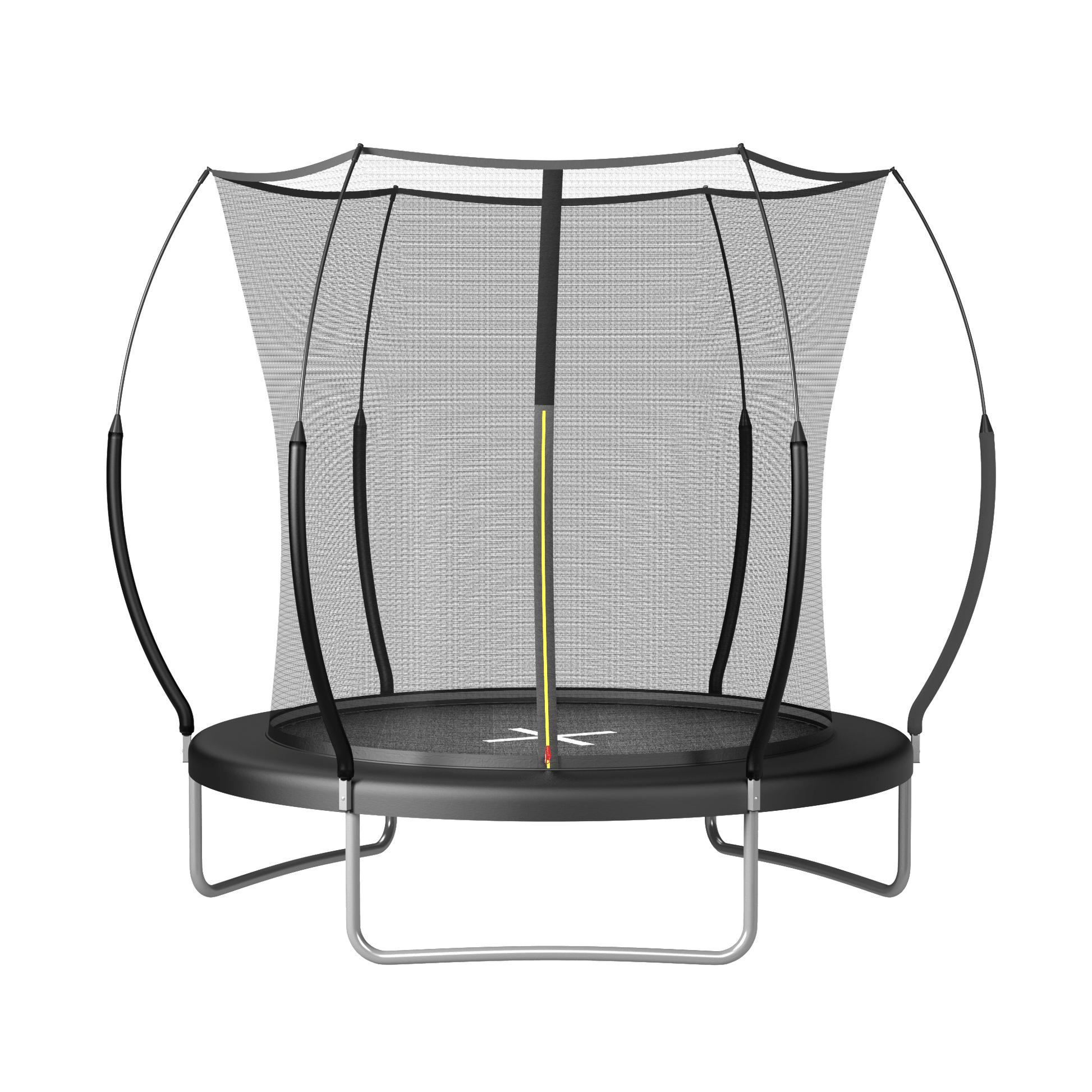 YC 8FT Springfree no Gap Trampoline - Black - 1st Choice Furniture Direct