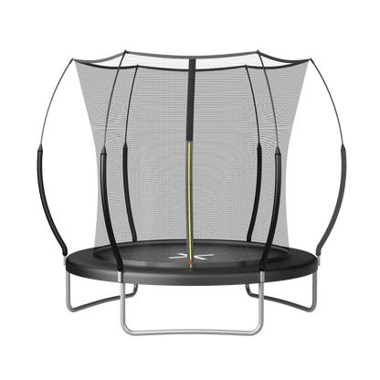 YC 8FT Springfree no Gap Trampoline - Black - 1st Choice Furniture Direct