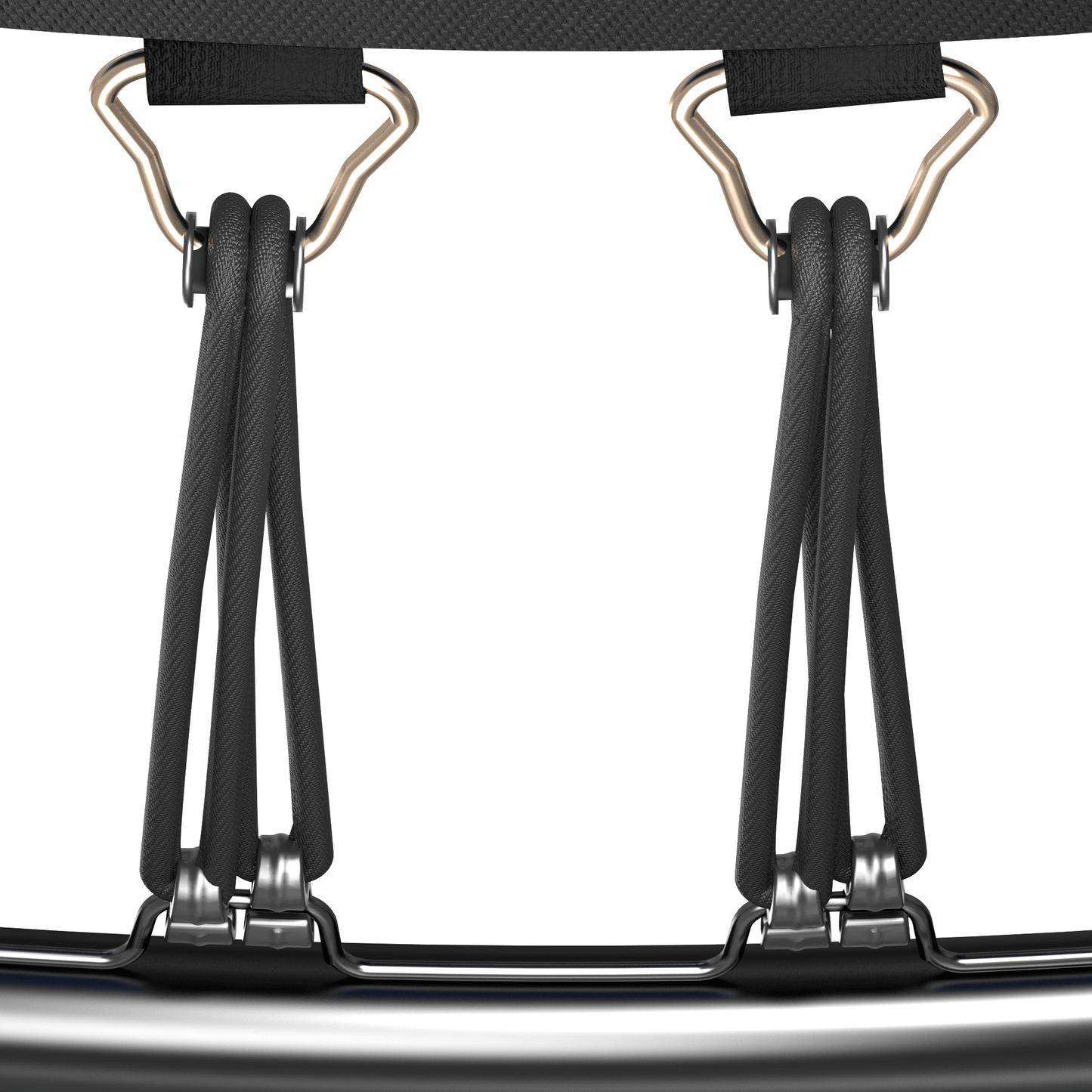 YC 8FT Springfree no Gap Trampoline - Black - 1st Choice Furniture Direct